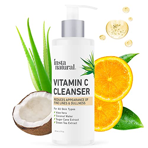 Limpiador Facial con Vitamina C InstaNatural 